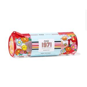 COCA-COLA X MORPHE Sweep The Peace Makeup Brush Cosmetic Bag NO BRUSHES INCLUDED